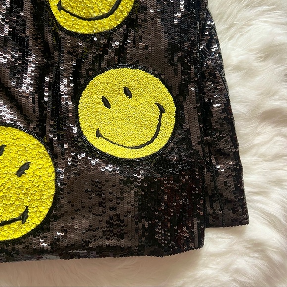 New! ALICE + OLIVIA Smiley Limited Edition Tina Sequin Gown Maxi Skirt - Picture 12 of 16